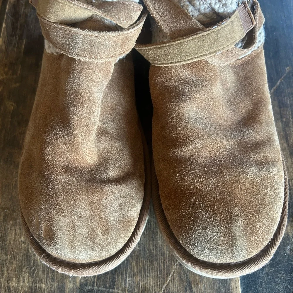 UGG‎ Purl Strap Boot 1098080 Chestnut Twinface 100% Authentic Size 8